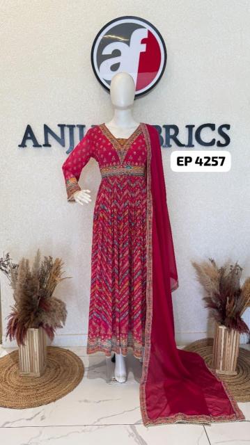 Anju fabrics EP 4257 kurti gown wholesale bazaar